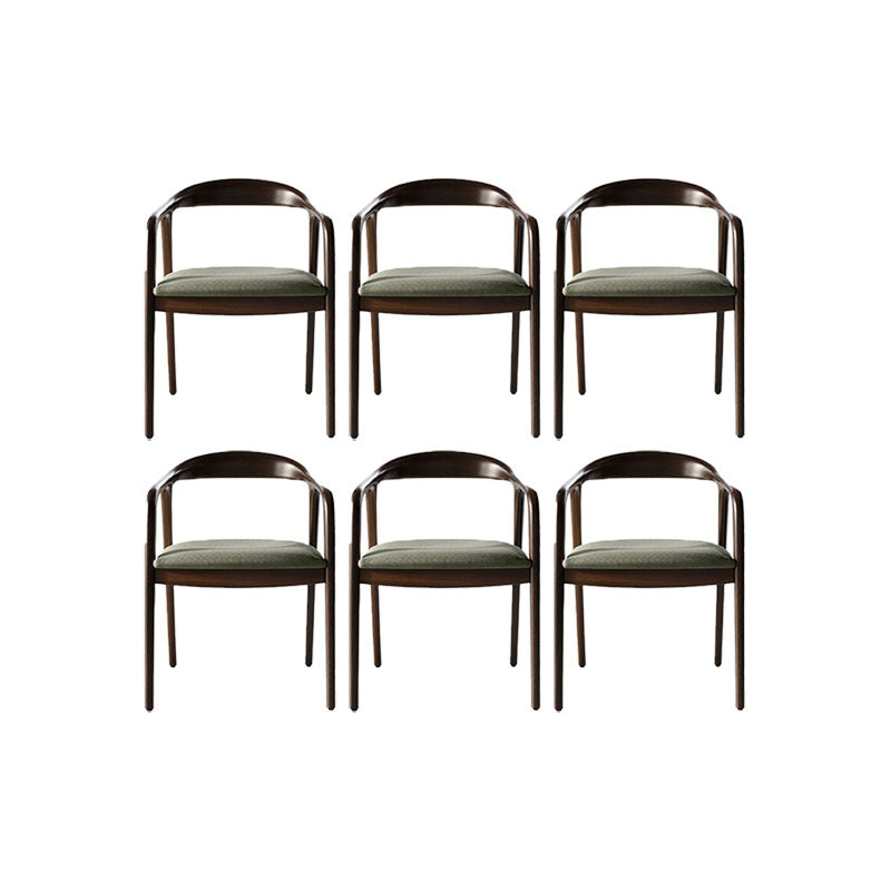Contemporary Style Chair Metal Dining Room Chair for Dining Room Light Green 6 Piece Set Clearhalo 'Dining Chairs' 'Dining Tables & Seating' 'dining_chair' 'furn' 'furn_dining_chair' 'Furniture' 'Kitchen & Dining Furniture' 7270983