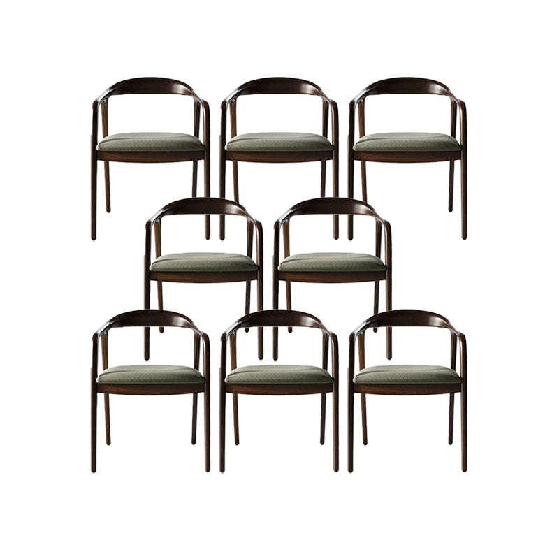 Contemporary Style Chair Metal Dining Room Chair for Dining Room Light Green 8 Piece Set Clearhalo 'Dining Chairs' 'Dining Tables & Seating' 'dining_chair' 'furn' 'furn_dining_chair' 'Furniture' 'Kitchen & Dining Furniture' 7270984