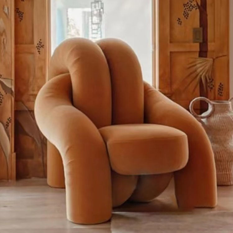 Indoor Dining Side Chair Metal and Upholstered Side Chair for Home