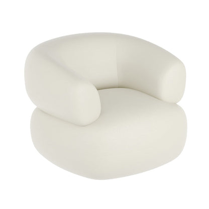 Sofa à bras carrés blancs résistant aux taches pour le salon