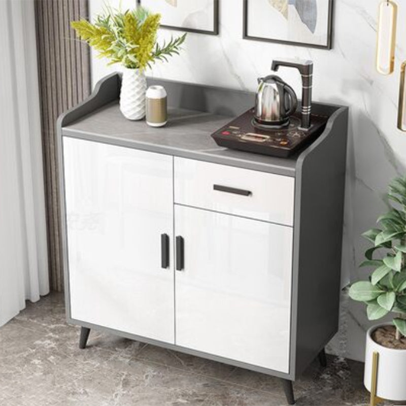 Server da pranzo in pietra di buffet contemporanei con cassetti per soggiorno