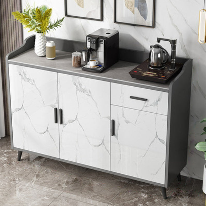 Server da pranzo in pietra di buffet contemporanei con cassetti per soggiorno