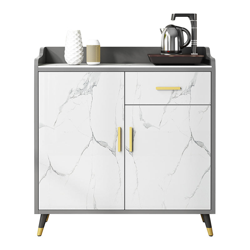 Server da pranzo in pietra di buffet contemporanei con cassetti per soggiorno