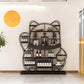 Modern Simple Floor Wine Rack Metal Wine Bottle Holder without Light