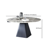 Moderna Mesa de comedor de piedra sinterizada Juego de comedor 1/2/7 Piezas para cocina