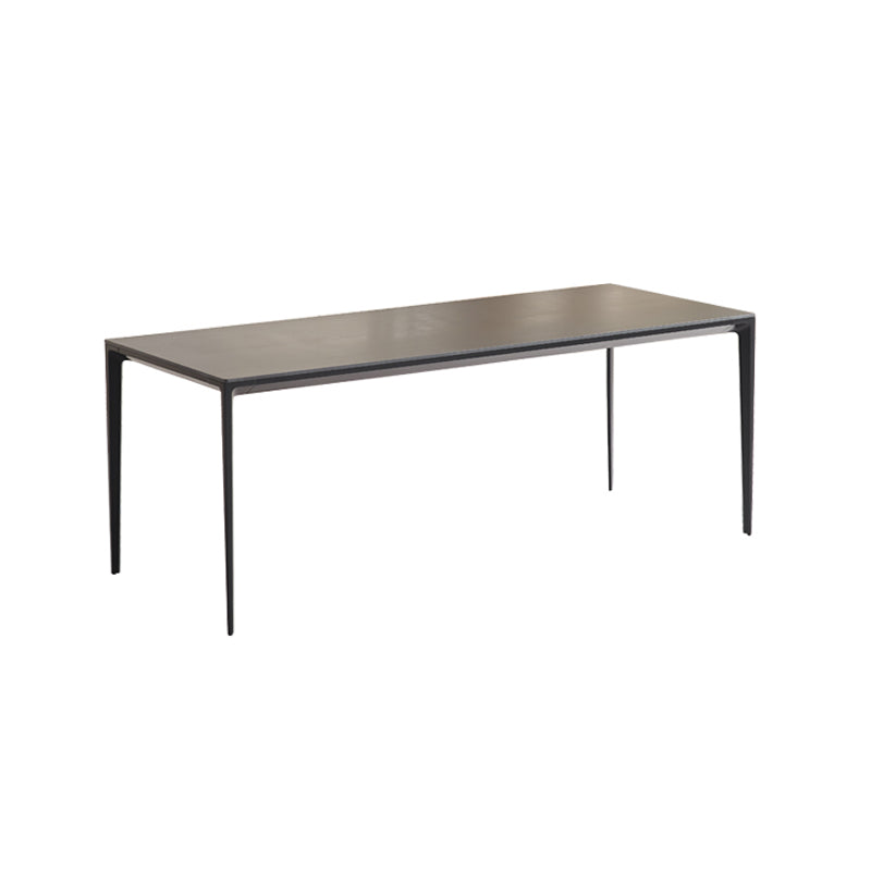 Modern 1/4/5/7 Pieces Furniture Sintered Stone Dining Set in Black