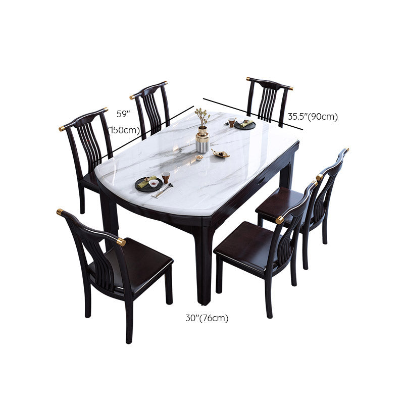 Table de salle à manger à feuilles à feuilles drop