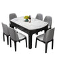 4 Legs Contemporary Dining Room Table Solid Wood Dining Site Table Clearhalo 'Dining Tables & Seating' 'Dining Tables' 'dining_table' 'furn' 'furn_dining_table' 'Furniture' 'Kitchen & Dining Furniture' 7271735