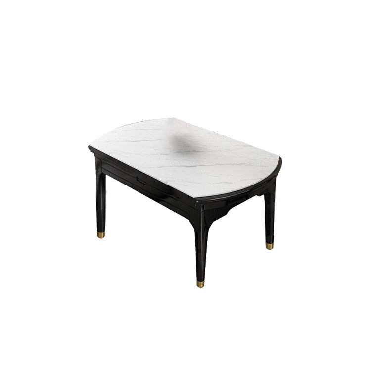 Contemporary Dining Room Table Solid Wood 4 Legs Dining Site Table Without Chairs Clearhalo 'Dining Tables & Seating' 'Dining Tables' 'dining_table' 'furn' 'furn_dining_table' 'Furniture' 'Kitchen & Dining Furniture' 7271744