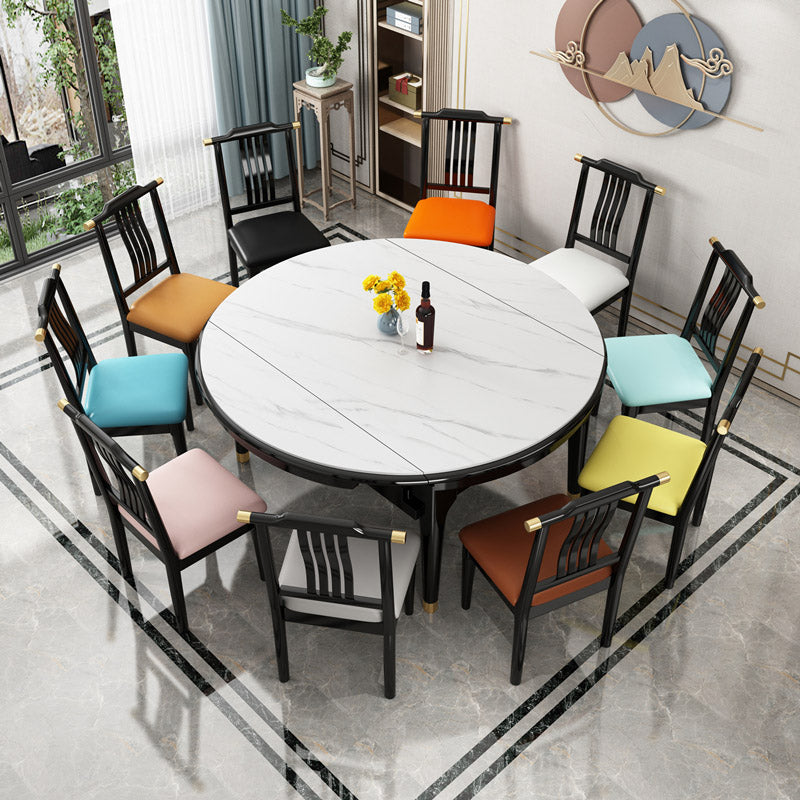 Contemporary Dining Room Table Solid Wood 4 Legs Dining Site Table Clearhalo 'Dining Tables & Seating' 'Dining Tables' 'dining_table' 'furn' 'furn_dining_table' 'Furniture' 'Kitchen & Dining Furniture' 7271747