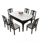 Contemporary Dining Room Table Solid Wood 4 Legs Dining Site Table Clearhalo 'Dining Tables & Seating' 'Dining Tables' 'dining_table' 'furn' 'furn_dining_table' 'Furniture' 'Kitchen & Dining Furniture' 7271748