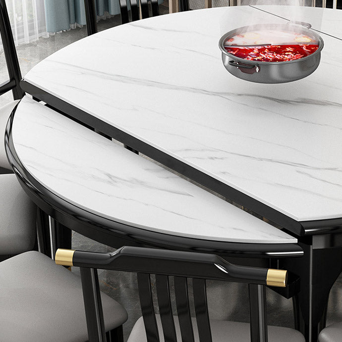 Contemporary Dining Room Table Solid Wood 4 Legs Dining Site Table Clearhalo 'Dining Tables & Seating' 'Dining Tables' 'dining_table' 'furn' 'furn_dining_table' 'Furniture' 'Kitchen & Dining Furniture' 7271749
