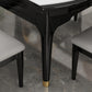 Contemporary Dining Room Table Solid Wood 4 Legs Dining Site Table Clearhalo 'Dining Tables & Seating' 'Dining Tables' 'dining_table' 'furn' 'furn_dining_table' 'Furniture' 'Kitchen & Dining Furniture' 7271751