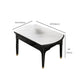 Contemporary Dining Room Table Solid Wood 4 Legs Dining Site Table Clearhalo 'Dining Tables & Seating' 'Dining Tables' 'dining_table' 'furn' 'furn_dining_table' 'Furniture' 'Kitchen & Dining Furniture' 7271756