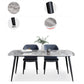 Rectangle Contemporary Dining Table 4 Legs Dining Room Table
