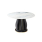Contemporary Dining Table Stone and Solid Wood Dinette Table Clearhalo 'Dining Tables & Seating' 'Dining Tables' 'dining_table' 'furn' 'furn_dining_table' 'Furniture' 'Kitchen & Dining Furniture' 7271806