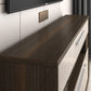 Moderna console TV multimediale Console porta TV in legno con 6 cassetti