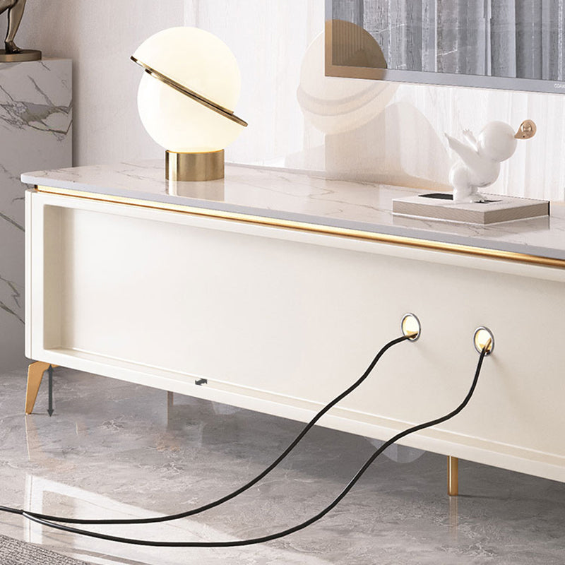 Stone Media Console Modern Media Console TV Stand for Living Room Clearhalo 'furn' 'furn_tv_stands_entertainment_centers' 'Furniture' 'Living Room Furniture' 'TV Stands & Entertainment Centers' 'TV Stands & Media Storage Furniture' 'tv_stands_entertainment_centers' 7272120