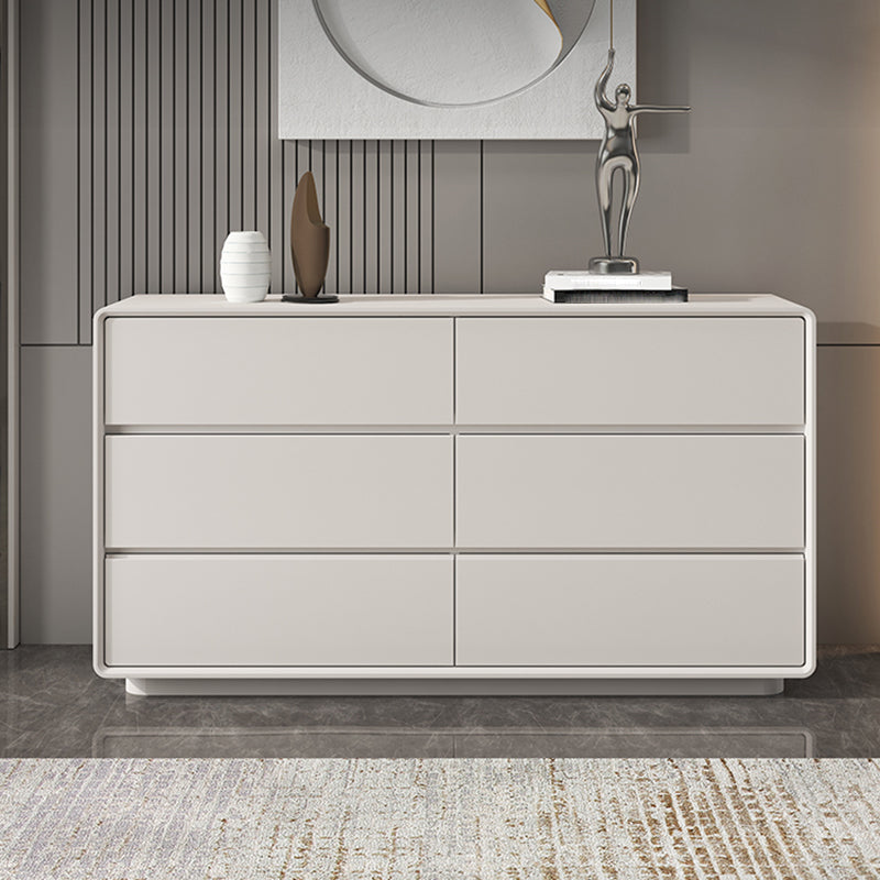 Tocador de cofre de almacenamiento contemporáneo con cajones