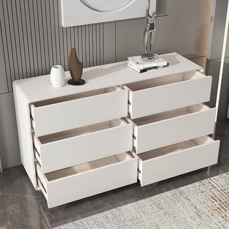 Tocador de cofre de almacenamiento contemporáneo con cajones