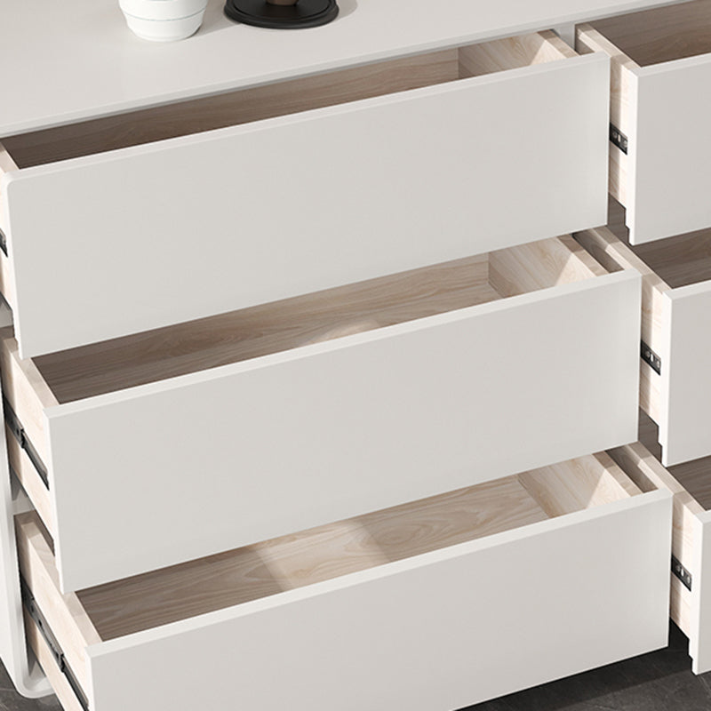 Tocador de cofre de almacenamiento contemporáneo con cajones