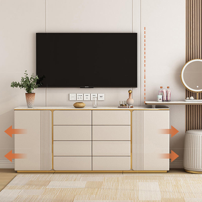 Classic Glam Storage Chest Dresser Stone Dresser with Drawers Clearhalo 'Bedroom Furniture' 'Dressers & Chests' 'dressers_chests' 'furn' 'furn_dressers_chests' 'Furniture' 7272163