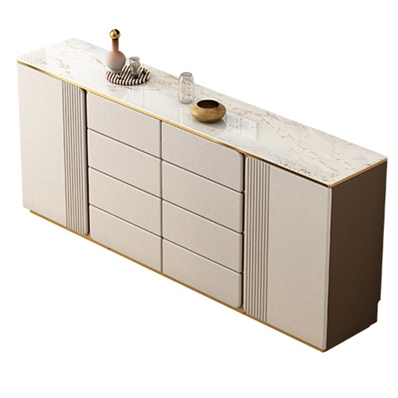 Classic Glam Storage Chest Dresser Stone Dresser with Drawers Clearhalo 'Bedroom Furniture' 'Dressers & Chests' 'dressers_chests' 'furn' 'furn_dressers_chests' 'Furniture' 7272169