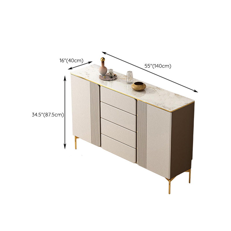 Classic Glam Storage Chest Dresser Stone Dresser with Drawers Clearhalo 'Bedroom Furniture' 'Dressers & Chests' 'dressers_chests' 'furn' 'furn_dressers_chests' 'Furniture' 7272180