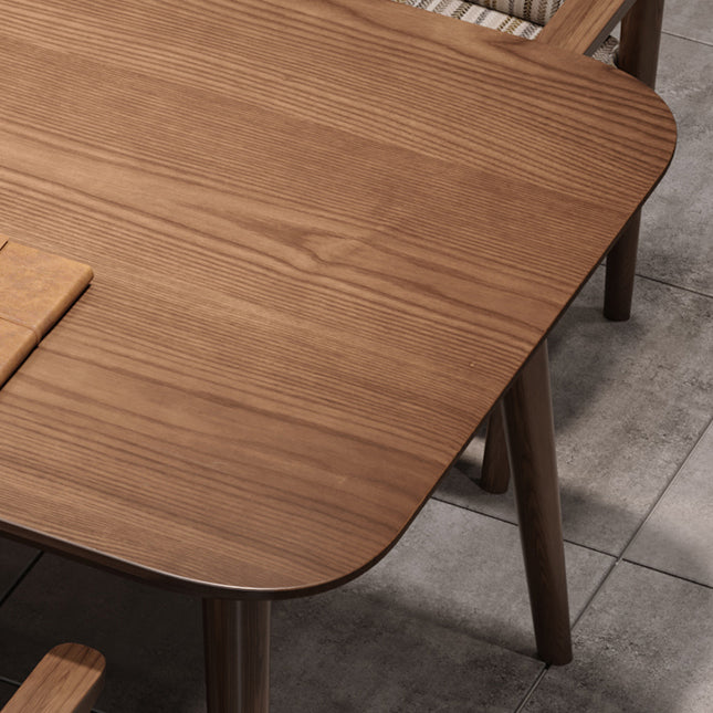 Contemporary Brown Office Desk Solid Wood Writing Desk for Office Clearhalo 'furn' 'furn_office_desk' 'Furniture' 'Office Desks' 'Office Furniture' 'office_desk' 7272213