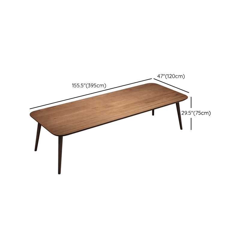 Contemporary Brown Office Desk Solid Wood Writing Desk for Office Clearhalo 'furn' 'furn_office_desk' 'Furniture' 'Office Desks' 'Office Furniture' 'office_desk' 7272226