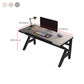 Contemporary Stone Computer Desk Metal Writing Desk for Office
