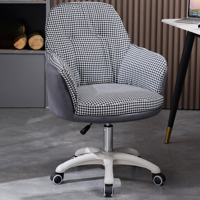 Chaise de bureau moderne sans bras sans chaise ergonomique pénible avec roues