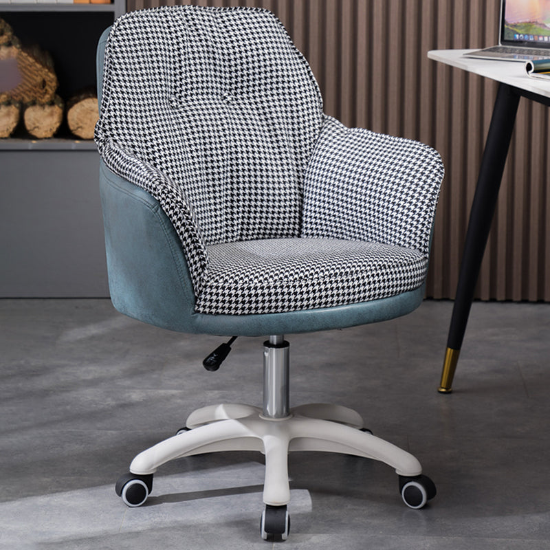 Chaise de bureau moderne sans bras sans chaise ergonomique pénible avec roues