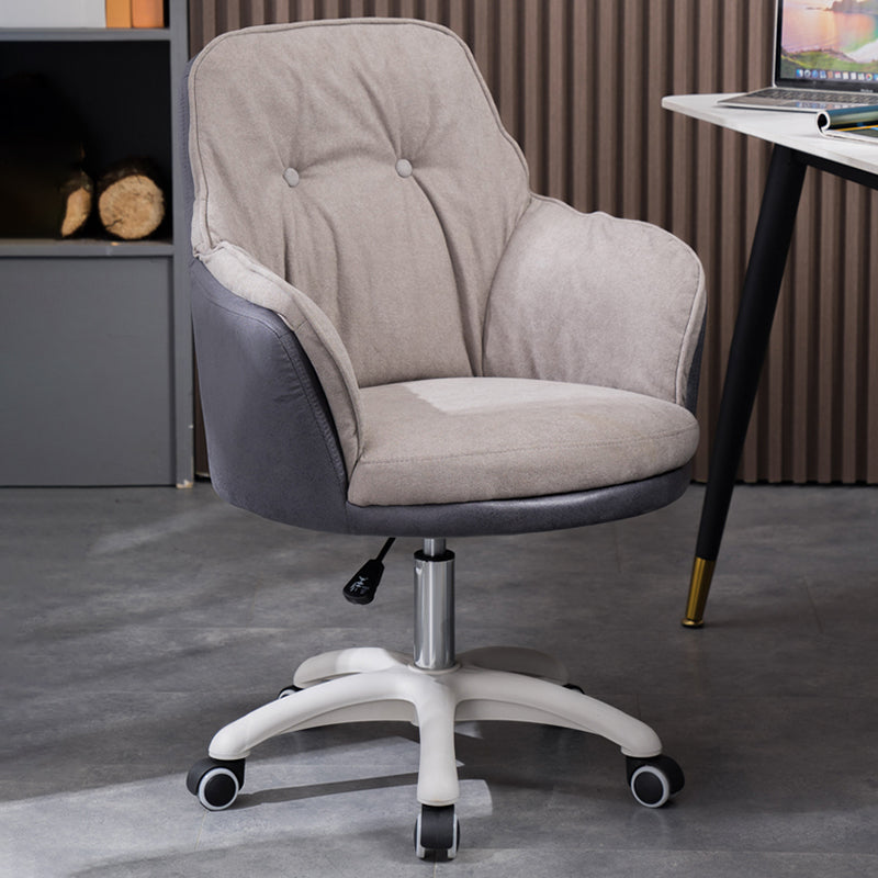 Chaise de bureau moderne sans bras sans chaise ergonomique pénible avec roues