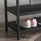 Glam Entryway Bench Cushioned Metal Seating Bench with Shoe Storage Clearhalo 'Benches' 'Chairs & Seating' 'furn' 'furn_benches' 'Furniture' 'Living Room Furniture' 7272633