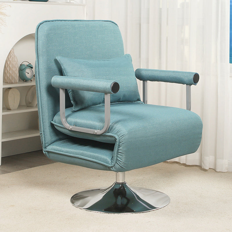 Sedia reclinabile in metallo a colore solido reclinabile