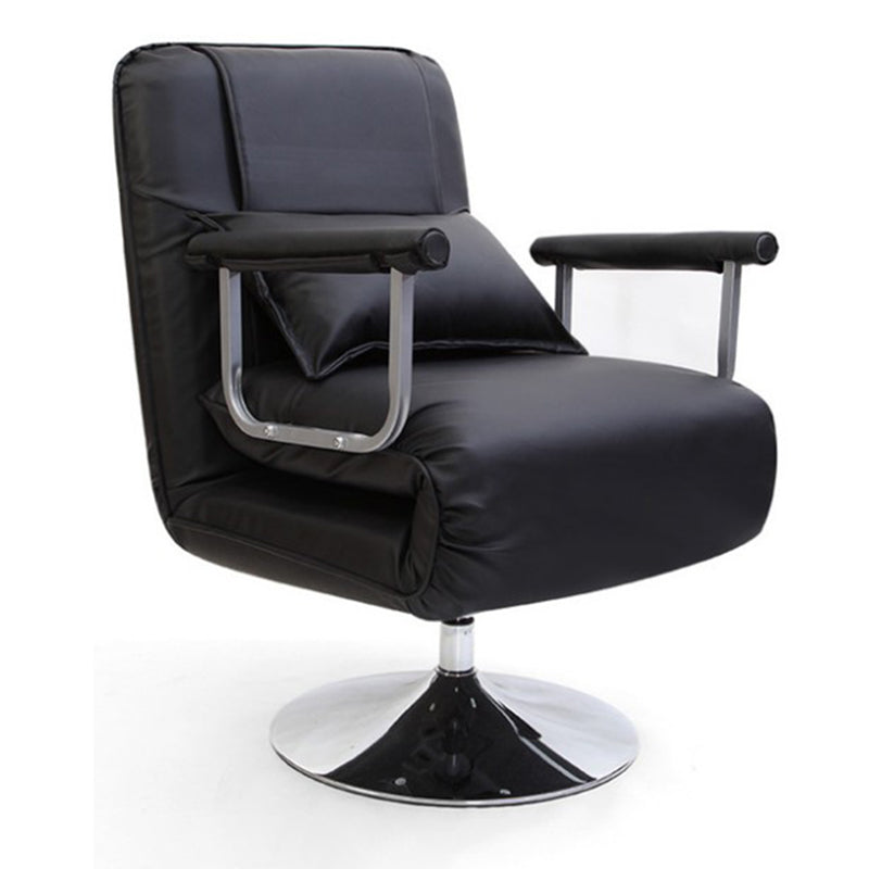 Sedia reclinabile in metallo a colore solido reclinabile