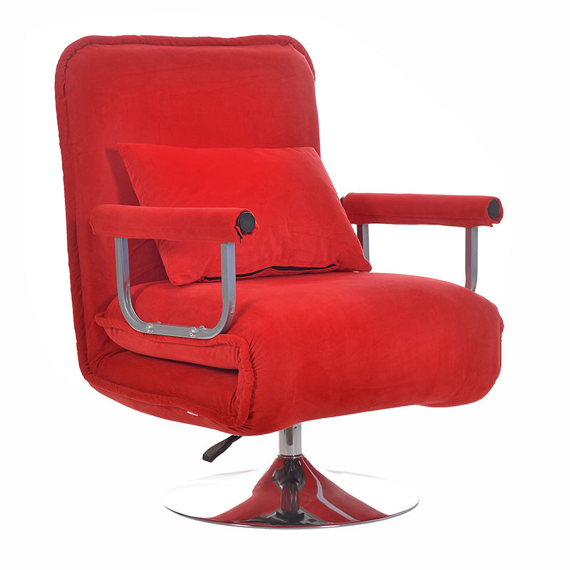 Sedia reclinabile in metallo a colore solido reclinabile