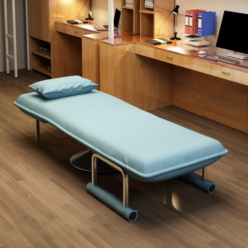 Sedia reclinabile in metallo a colore solido reclinabile