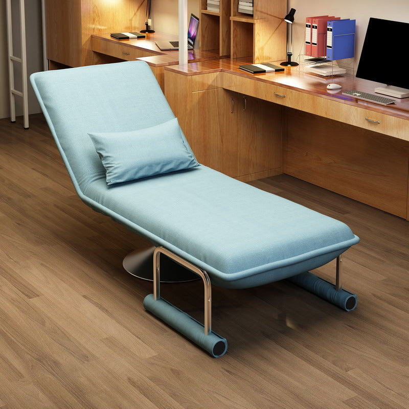 Sedia reclinabile in metallo a colore solido reclinabile