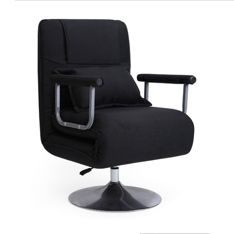 Sedia reclinabile in metallo a colore solido reclinabile