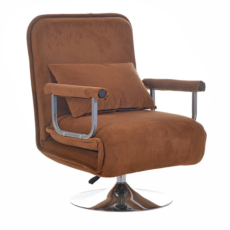 Sedia reclinabile in metallo a colore solido reclinabile