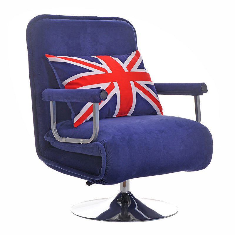 Sedia reclinabile in metallo a colore solido reclinabile