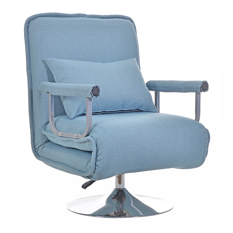 Sedia reclinabile in metallo a colore solido reclinabile