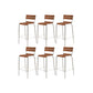 Contemporary Living Room Bar Stools Metal Stackable Counter Stool 6 Piece Set Clearhalo 'Bar Furniture' 'Bar Stools' 'bar_stools' 'furn' 'furn_bar_stools' 'Furniture' 'Kitchen & Dining Furniture' 7275821