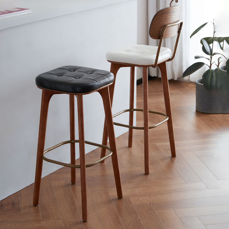 Industriële stijl houten barkruk voetsteun tegenstoel voor woonkamer