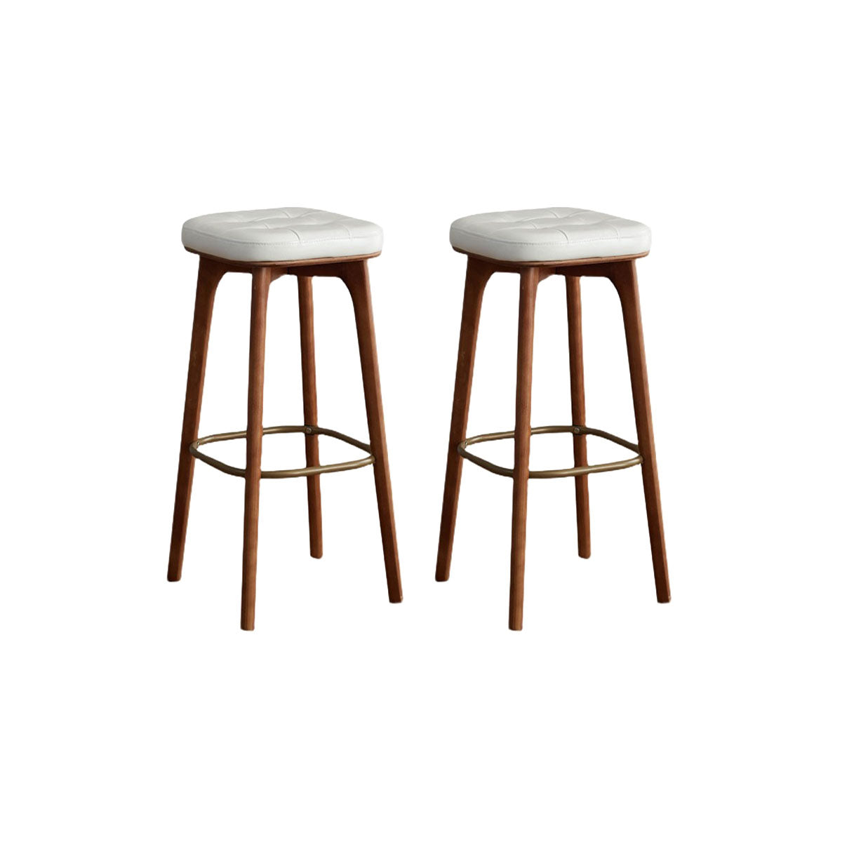 Industriële stijl houten barkruk voetsteun tegenstoel voor woonkamer