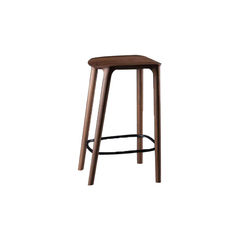 Solid Wood Counter and Bar Stool Indoor Industrial Backless Stool 1 Piece Non-Upholstered Clearhalo 'Bar Furniture' 'Bar Stools' 'bar_stools' 'furn' 'furn_bar_stools' 'Furniture' 'Kitchen & Dining Furniture' 7275877