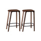 Solid Wood Counter and Bar Stool Indoor Industrial Backless Stool 2 Piece Set Non-Upholstered Clearhalo 'Bar Furniture' 'Bar Stools' 'bar_stools' 'furn' 'furn_bar_stools' 'Furniture' 'Kitchen & Dining Furniture' 7275878