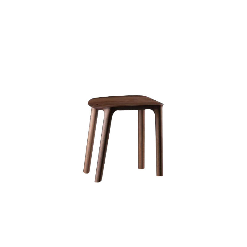 Solid Wood Counter and Bar Stool Indoor Industrial Backless Stool 1 Piece Non-Upholstered Short Stool(18"H) Clearhalo 'Bar Furniture' 'Bar Stools' 'bar_stools' 'furn' 'furn_bar_stools' 'Furniture' 'Kitchen & Dining Furniture' 7275886
